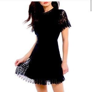 Rustic Blu Pepper Lace Dress